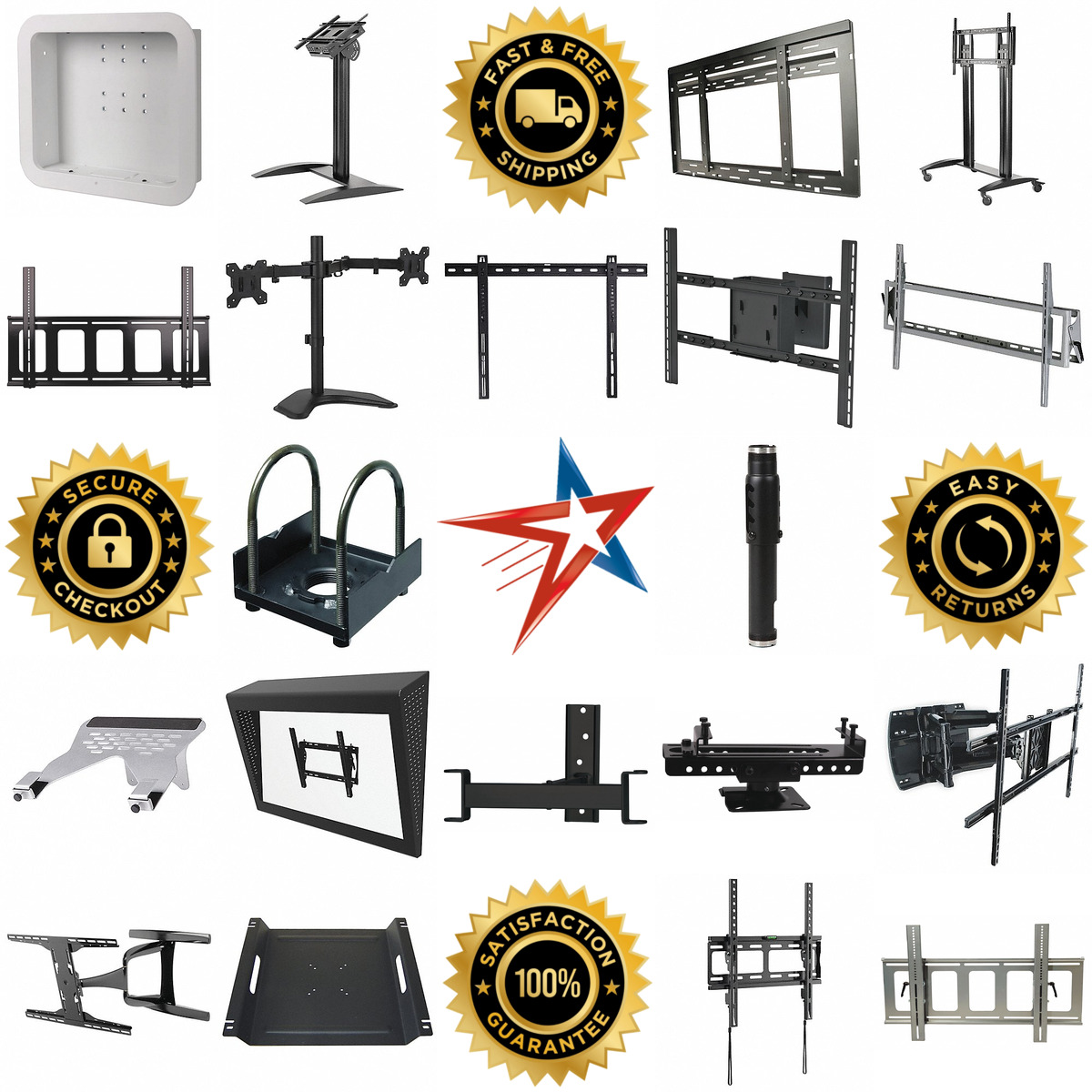 Millions of Products A selection of tv Monitor and Projector Mounts products on GoVets