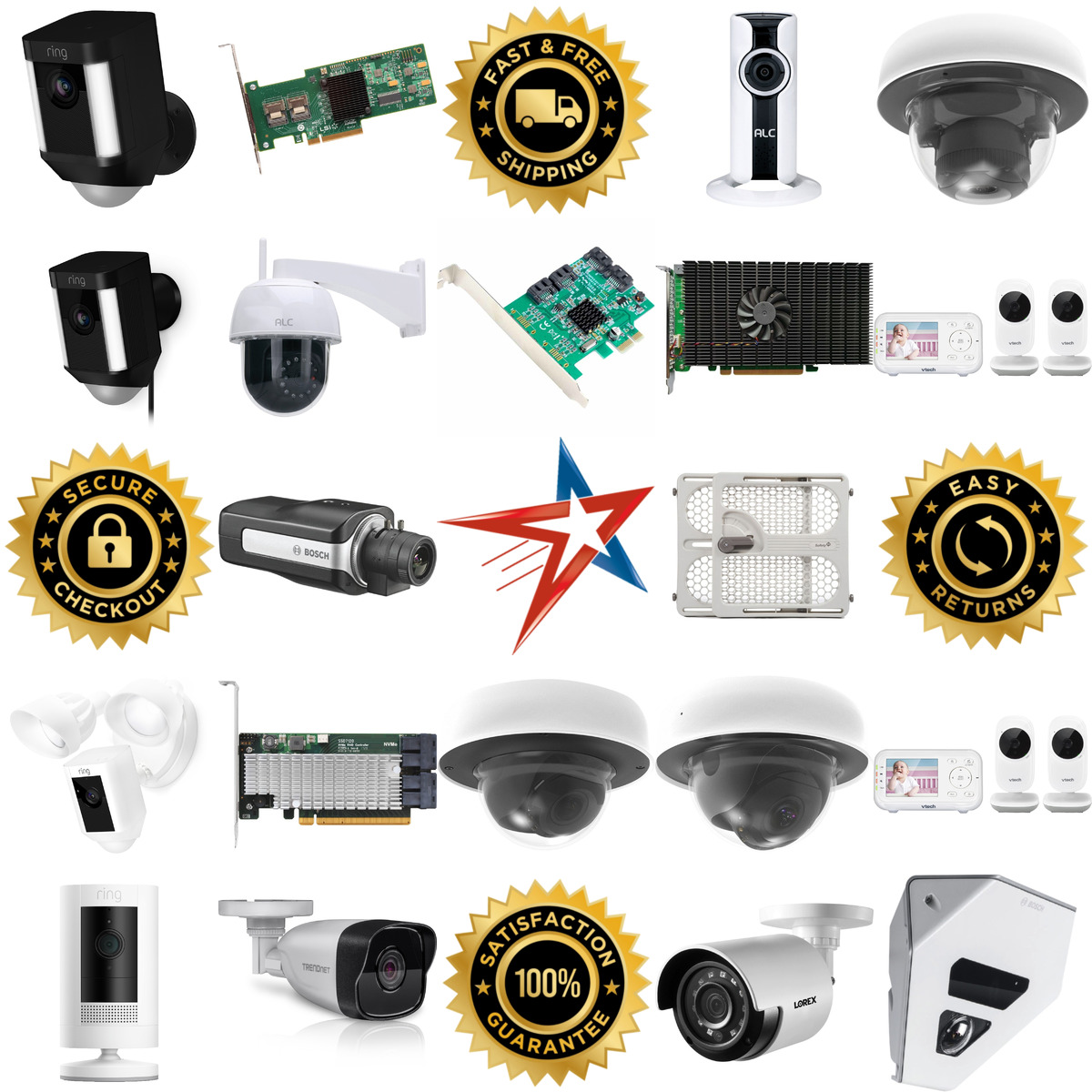 Millions of Products A selection of Security Cameras and Surveillance products on GoVets
