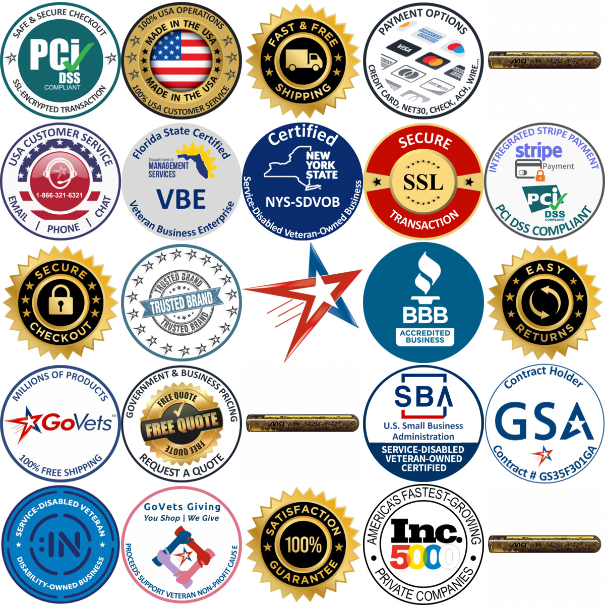Millions of Products A selection of Chemical Anchors products on GoVets