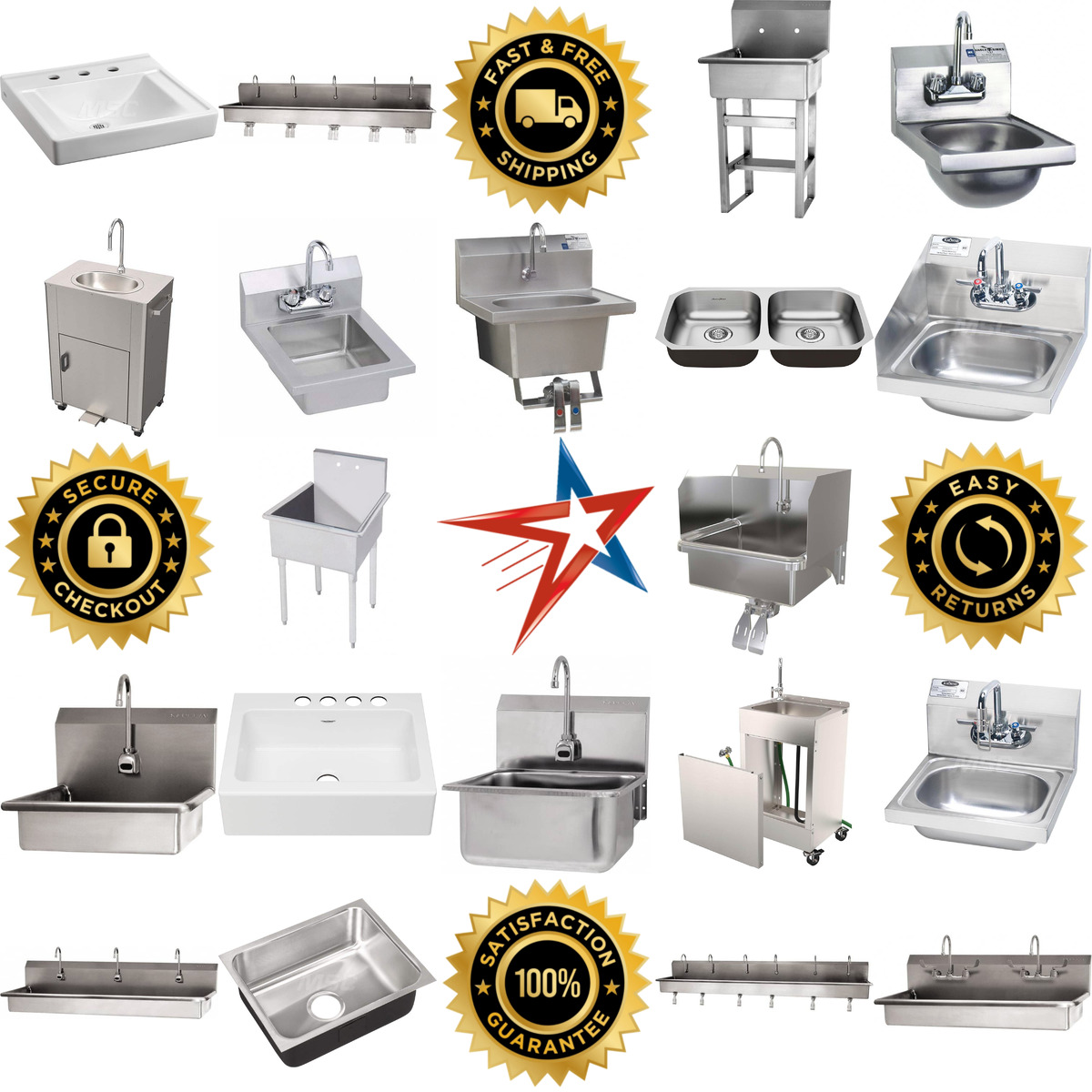 Millions of Products A selection of Sinks products on GoVets