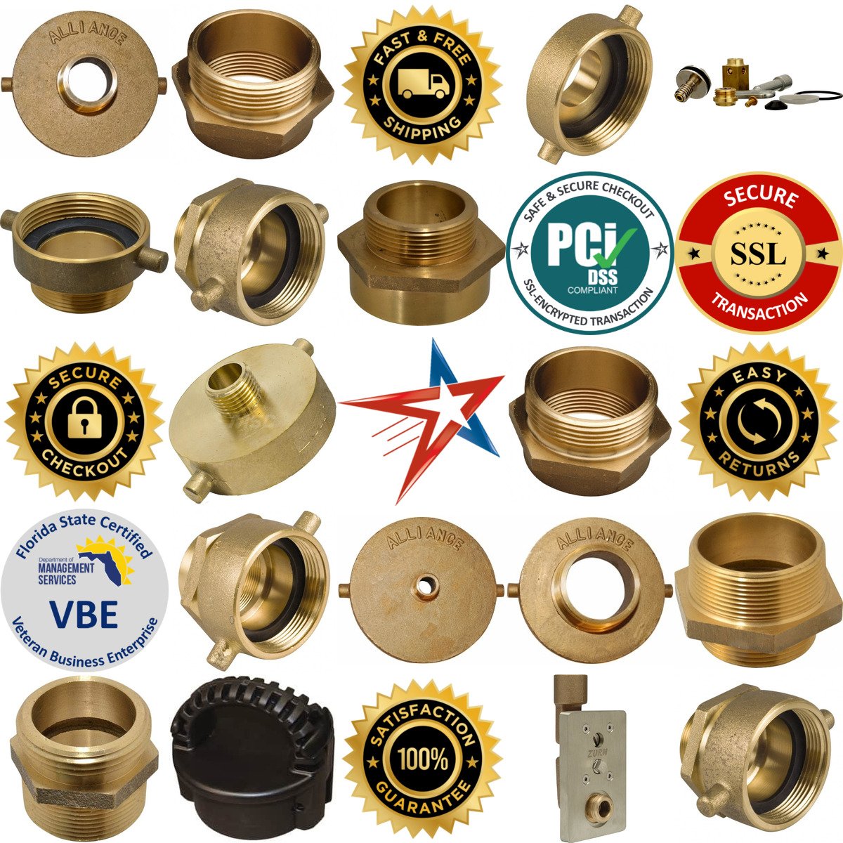 Millions of Products A selection of Hydrant Couplers and Adapters products on GoVets
