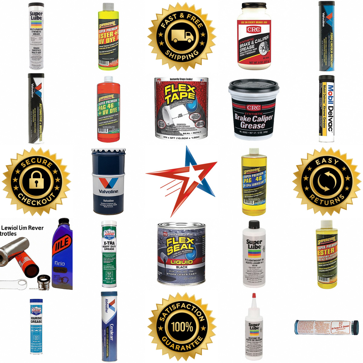 Millions of Products A selection of Automotive Greases and Lubricants products on GoVets