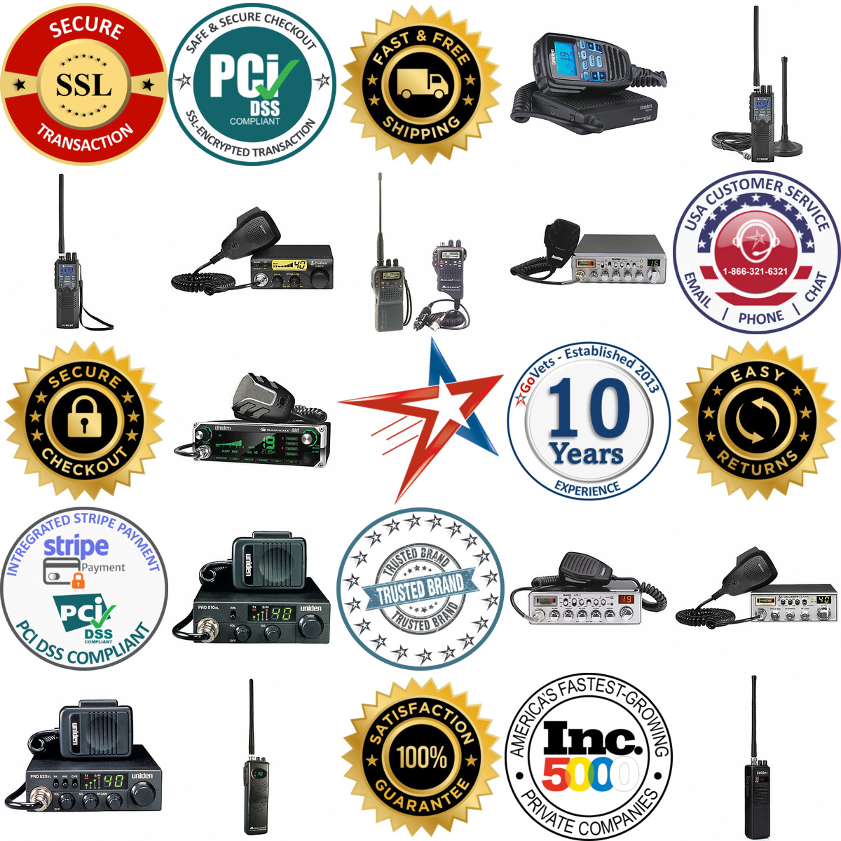 Millions of Products A selection of cb Radios products on GoVets