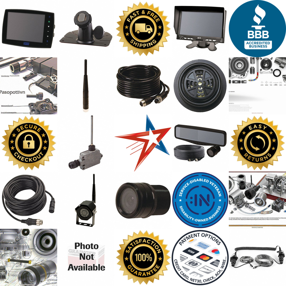 Millions of Products A selection of Automotive Camera System Accessories products on GoVets