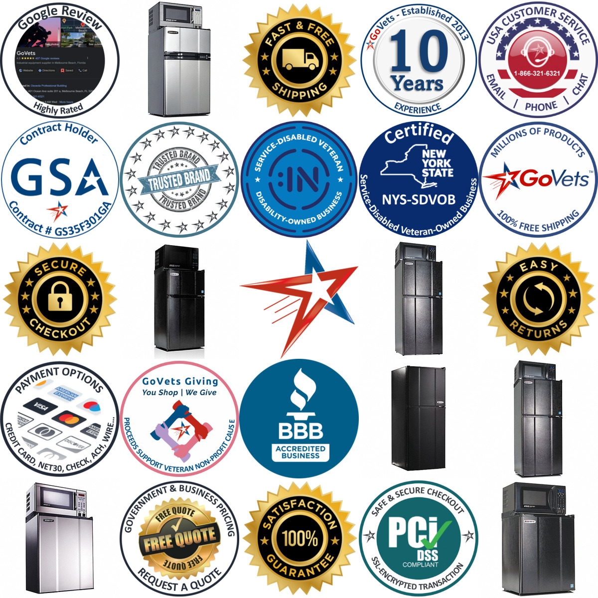 Millions of Products A selection of Combination Refrigerator and Microwave products on GoVets