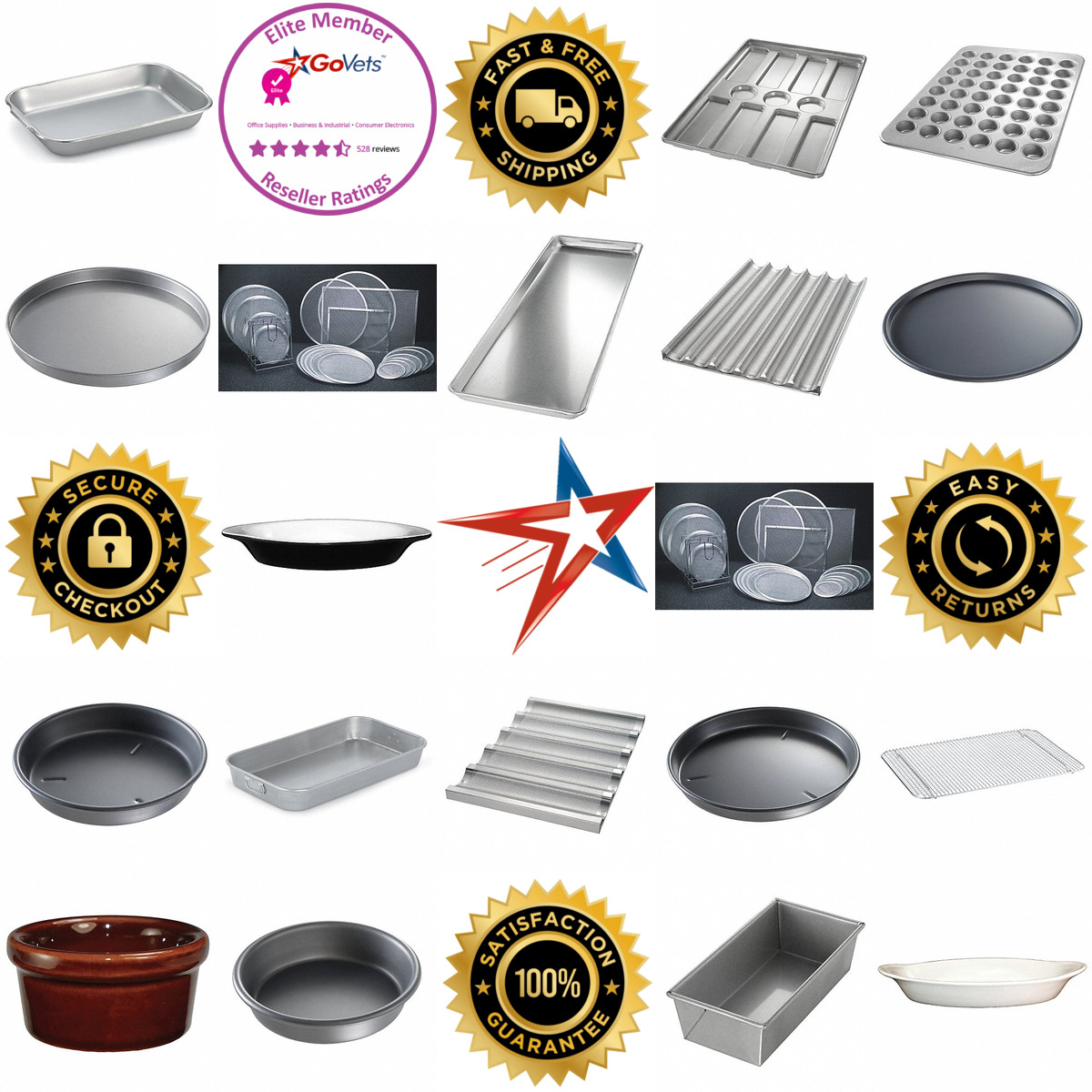 Millions of Products A selection of Bakeware and Roast Pans products on GoVets