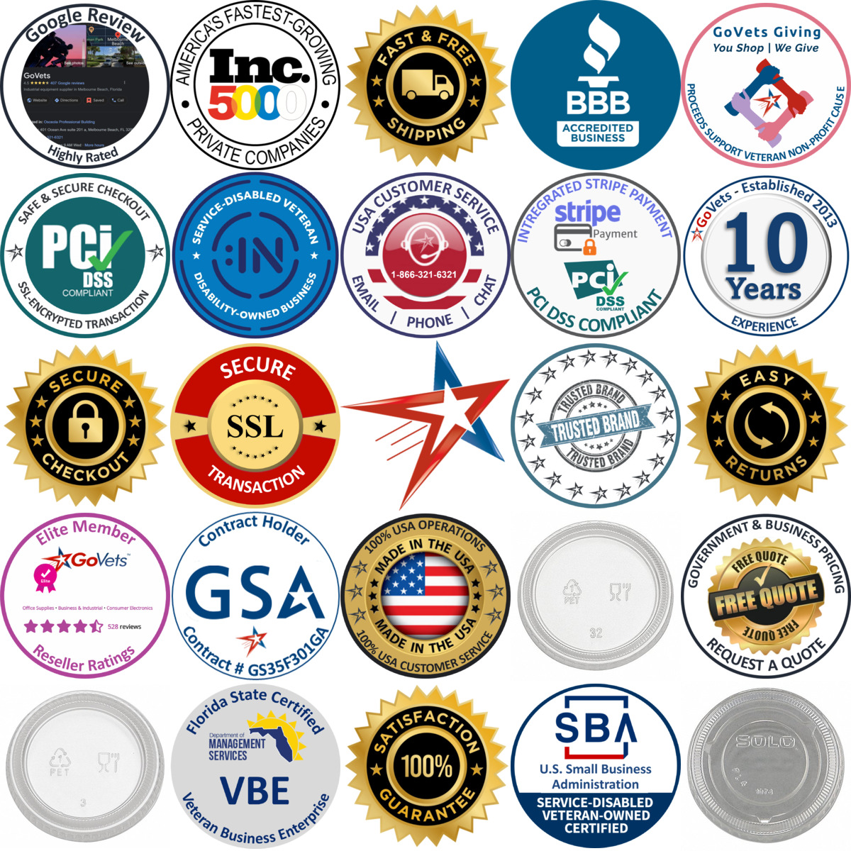 Millions of Products A selection of Disposable Portion Cup Lids products on GoVets
