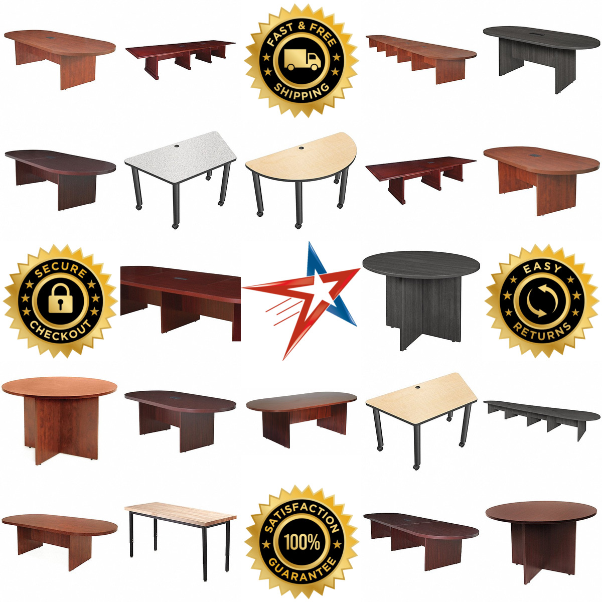 Millions of Products A selection of Conference Tables products on GoVets