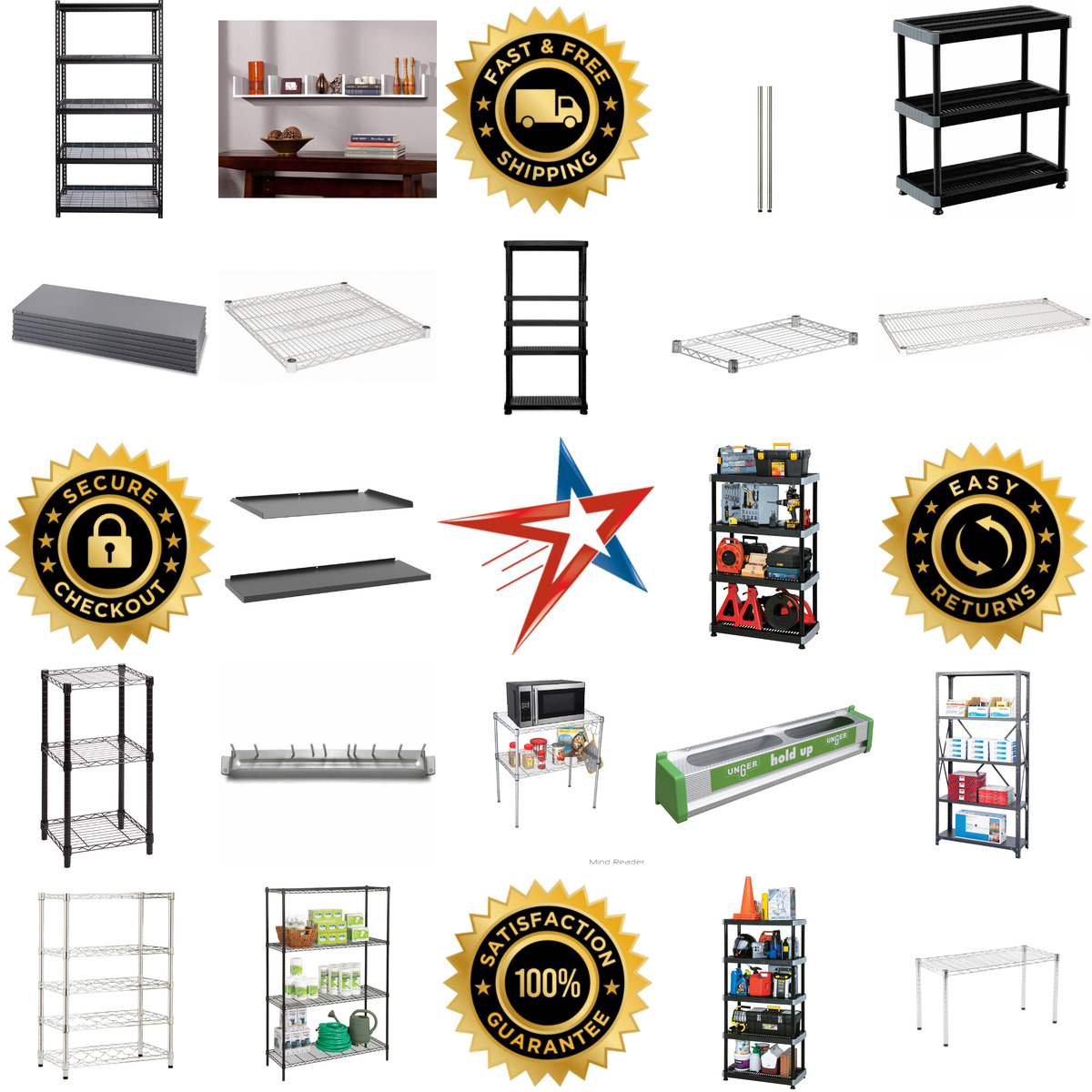 Millions of Products A selection of Shelving Units products on GoVets