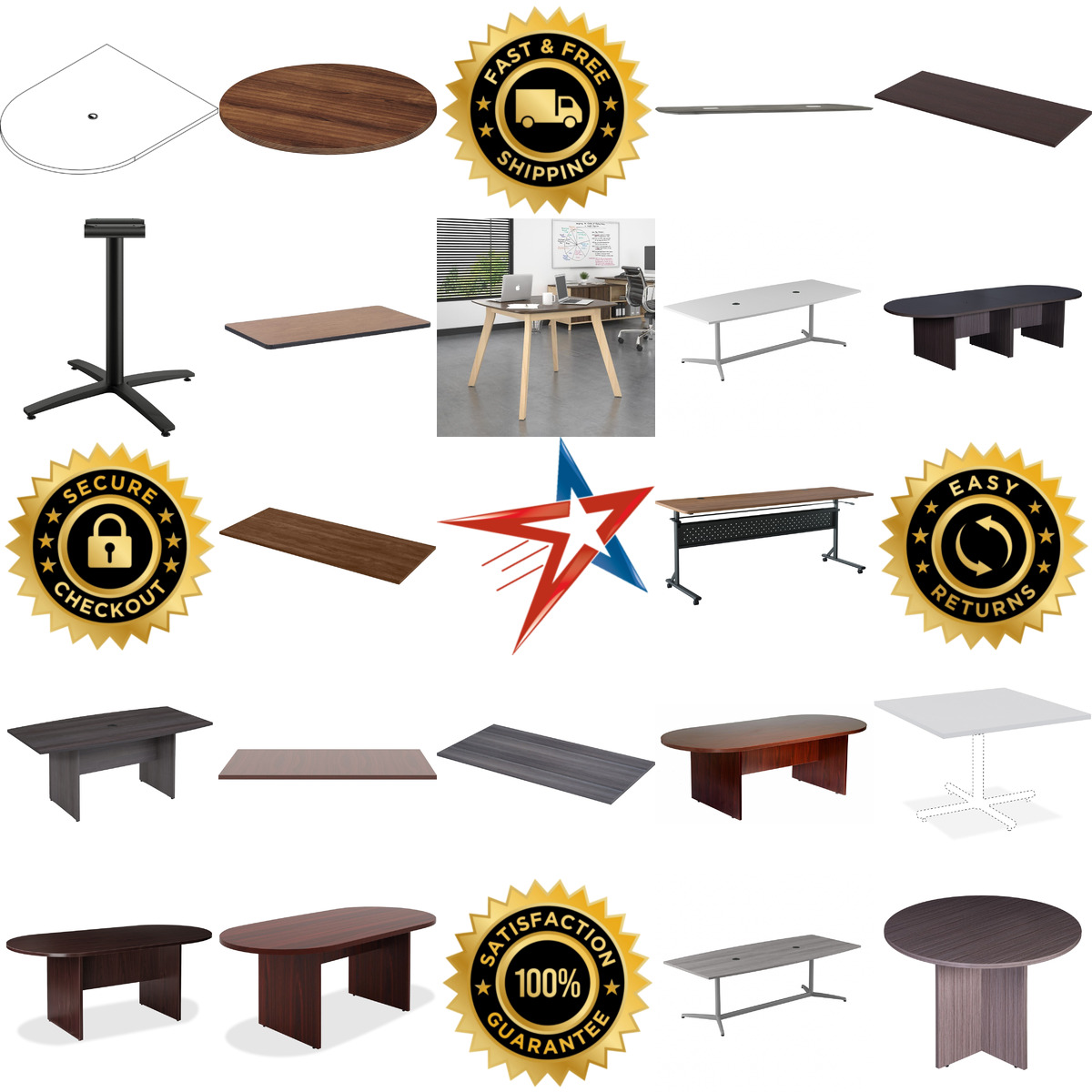 Millions of Products A selection of Conference Tables products on GoVets
