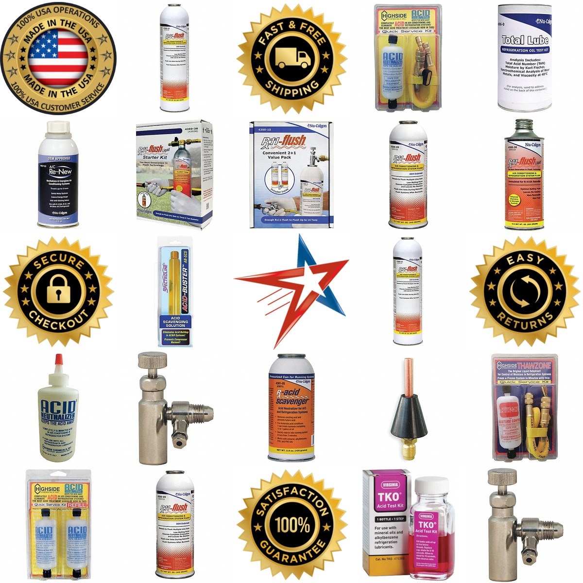 A selection of a c Refrigeration System Flush Kits products on GoVets