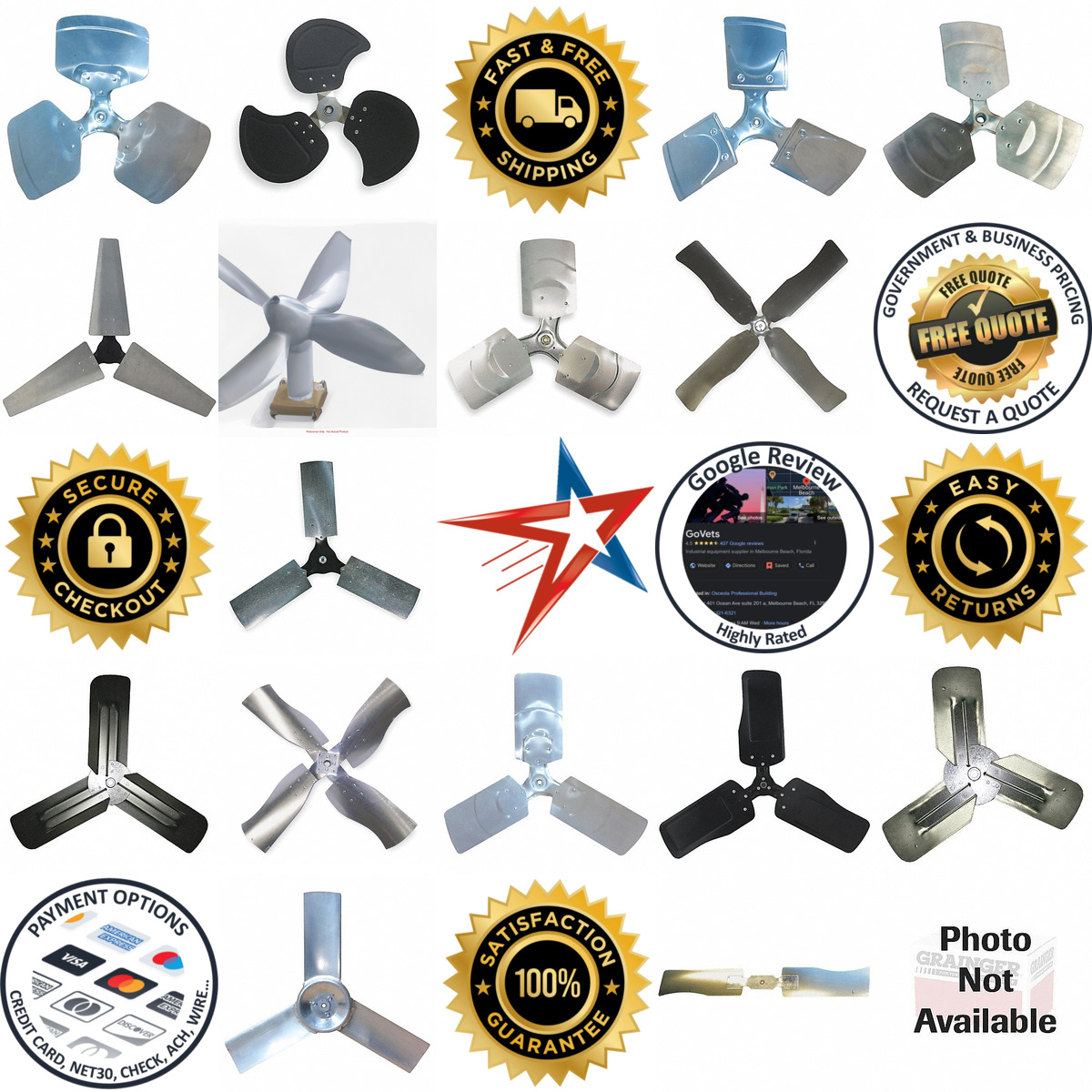 Millions of Products A selection of Replacement Propellers products on GoVets