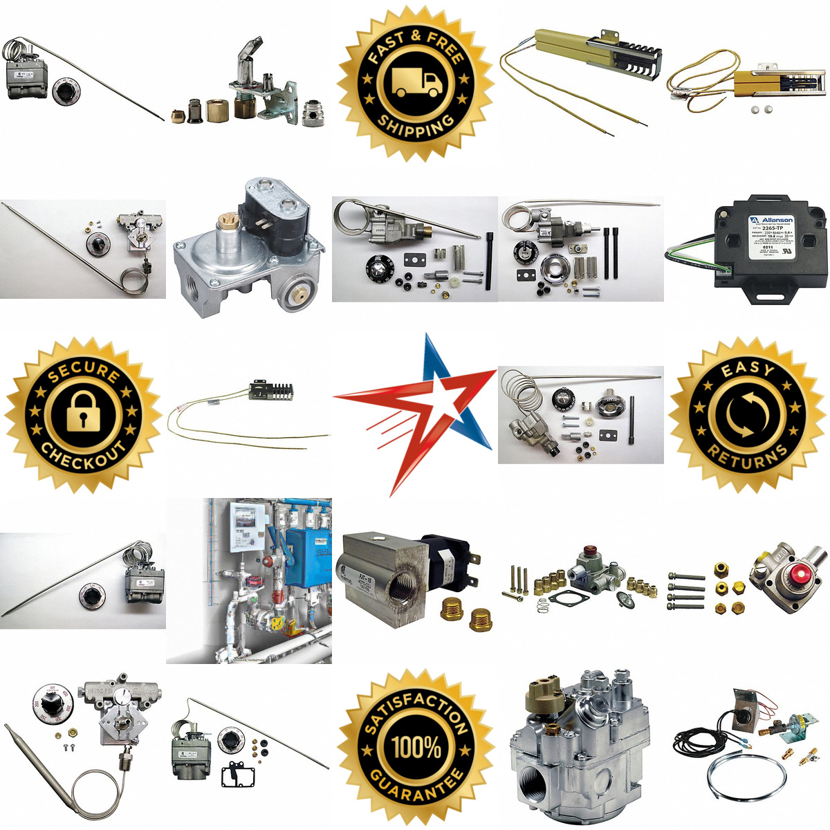 Millions of Products A selection of Gas Appliance Controls products on GoVets