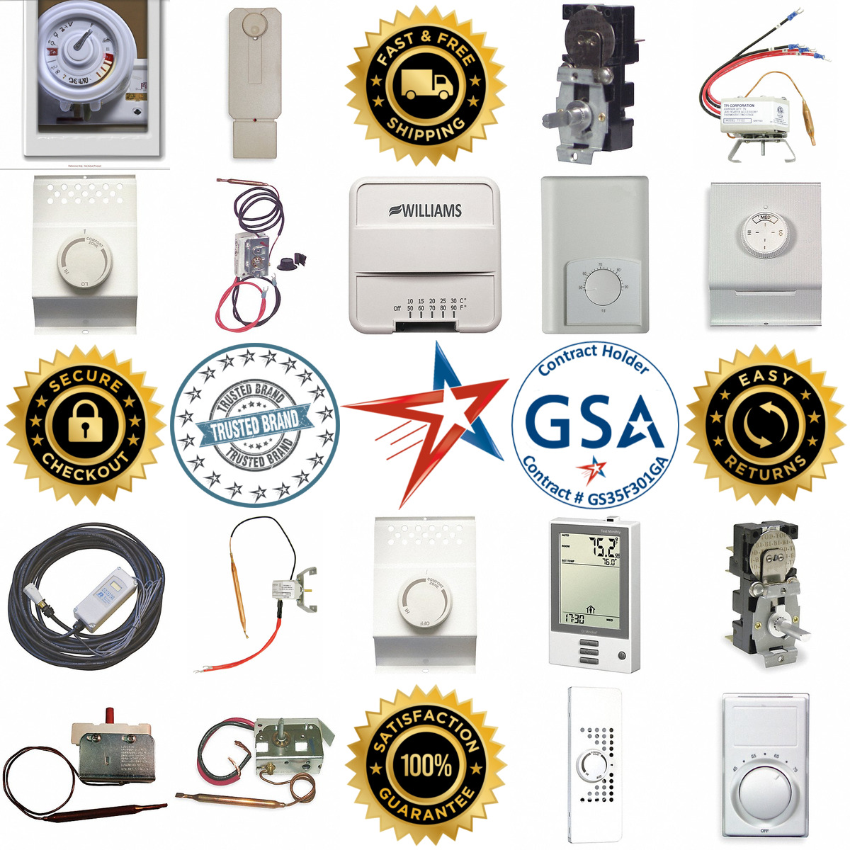A selection of Oem Thermostats products on GoVets