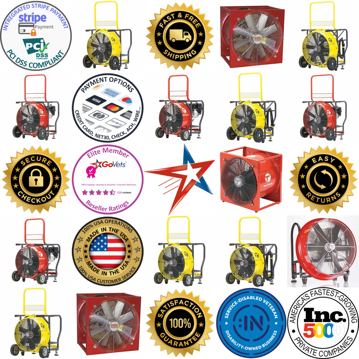 Millions of Products A selection of Fire and Rescue Fans products on GoVets