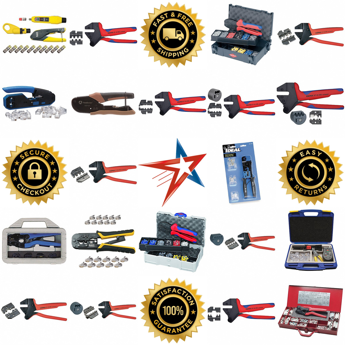 Millions of Products A selection of Hand Crimper Kits products on GoVets