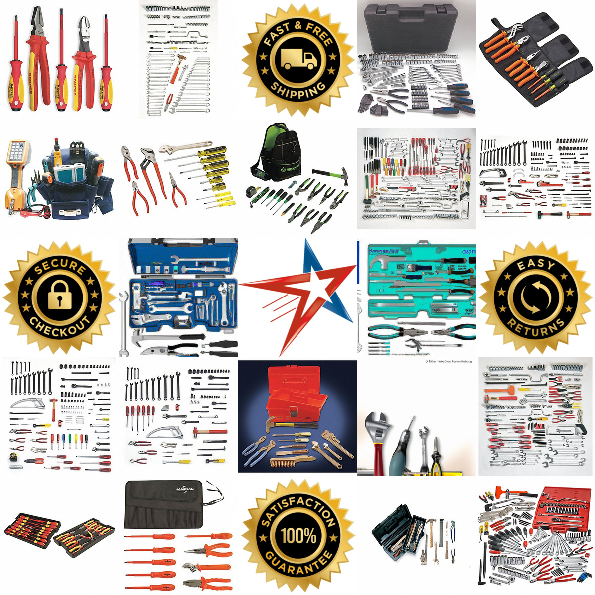 Millions of Products A selection of Hand Tool Kits and Master Sets products on GoVets