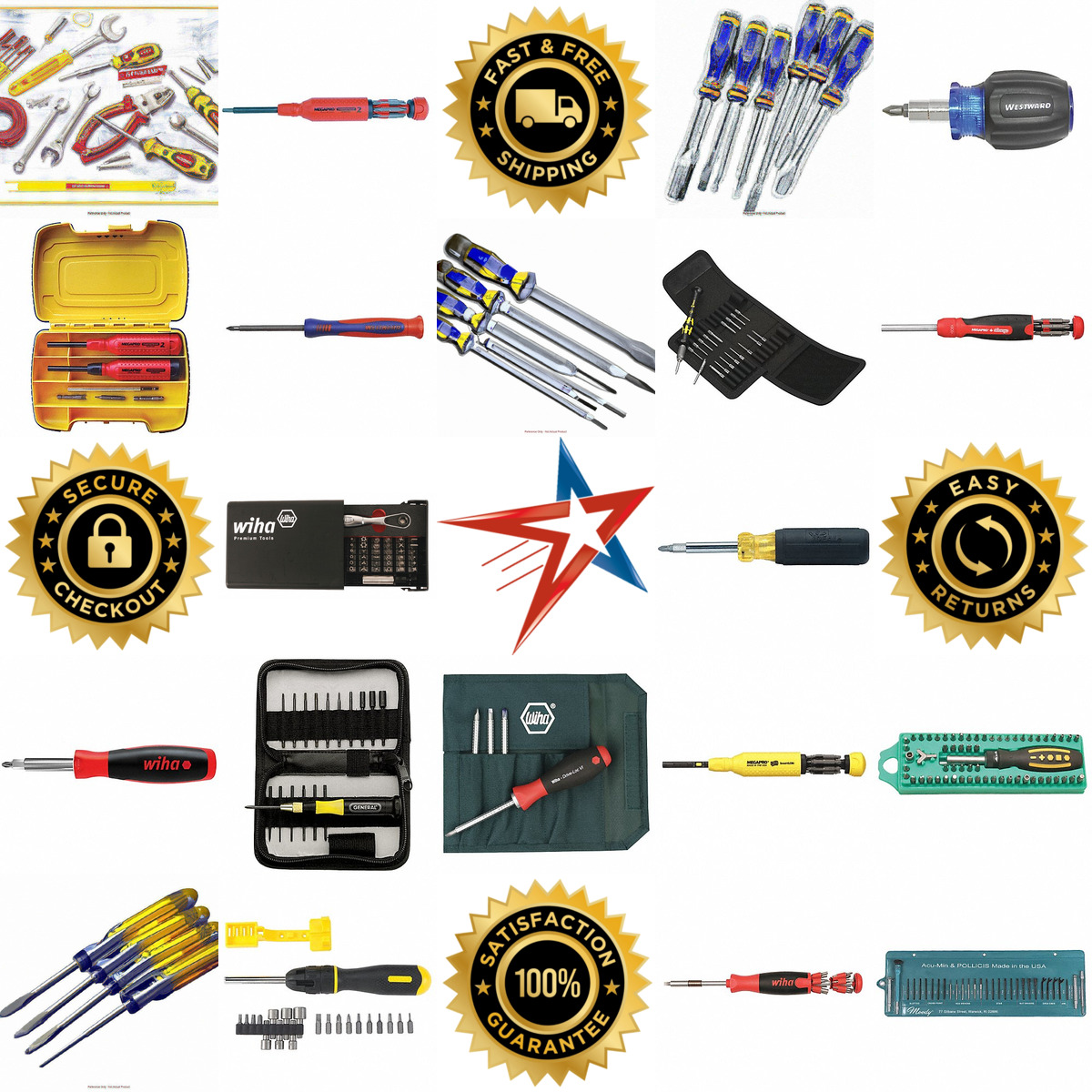 Millions of Products A selection of Multi Bit Screwdrivers products on GoVets
