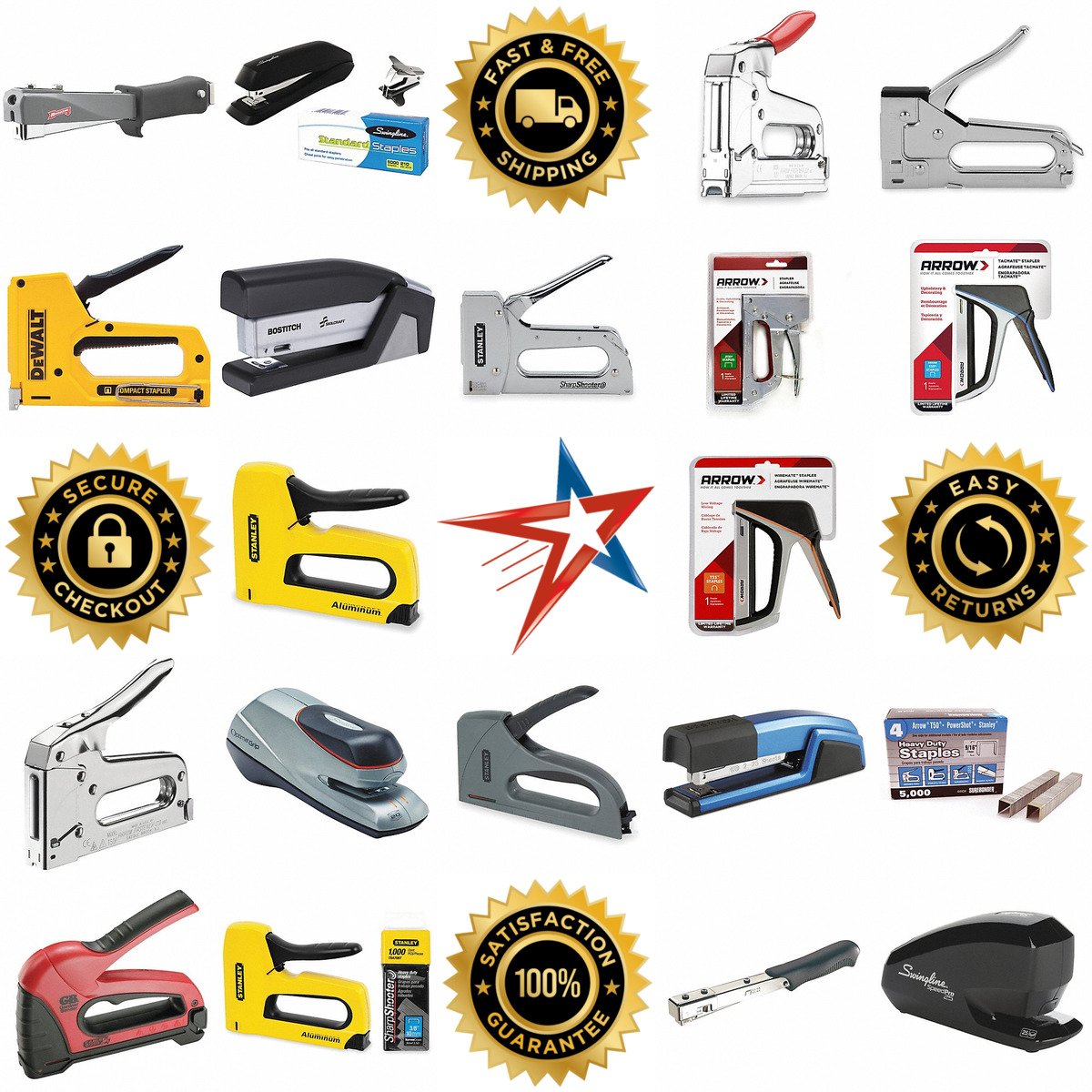 Millions of Products A selection of Staplers and Tackers products on GoVets