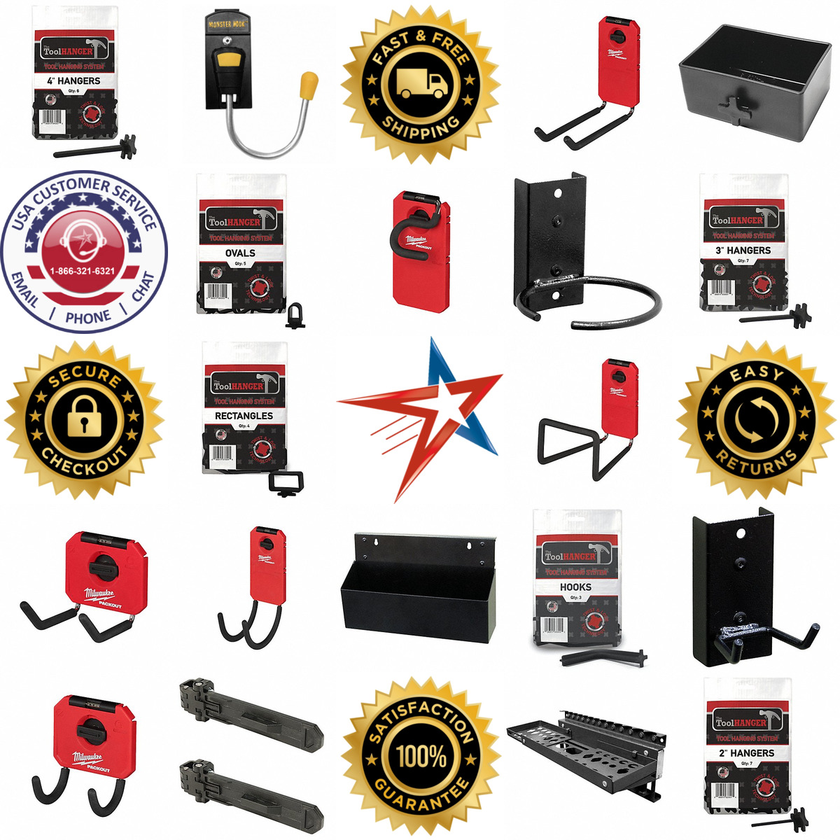 Millions of Products A selection of Tool Hangers and Hanger Board Accessories products on GoVets
