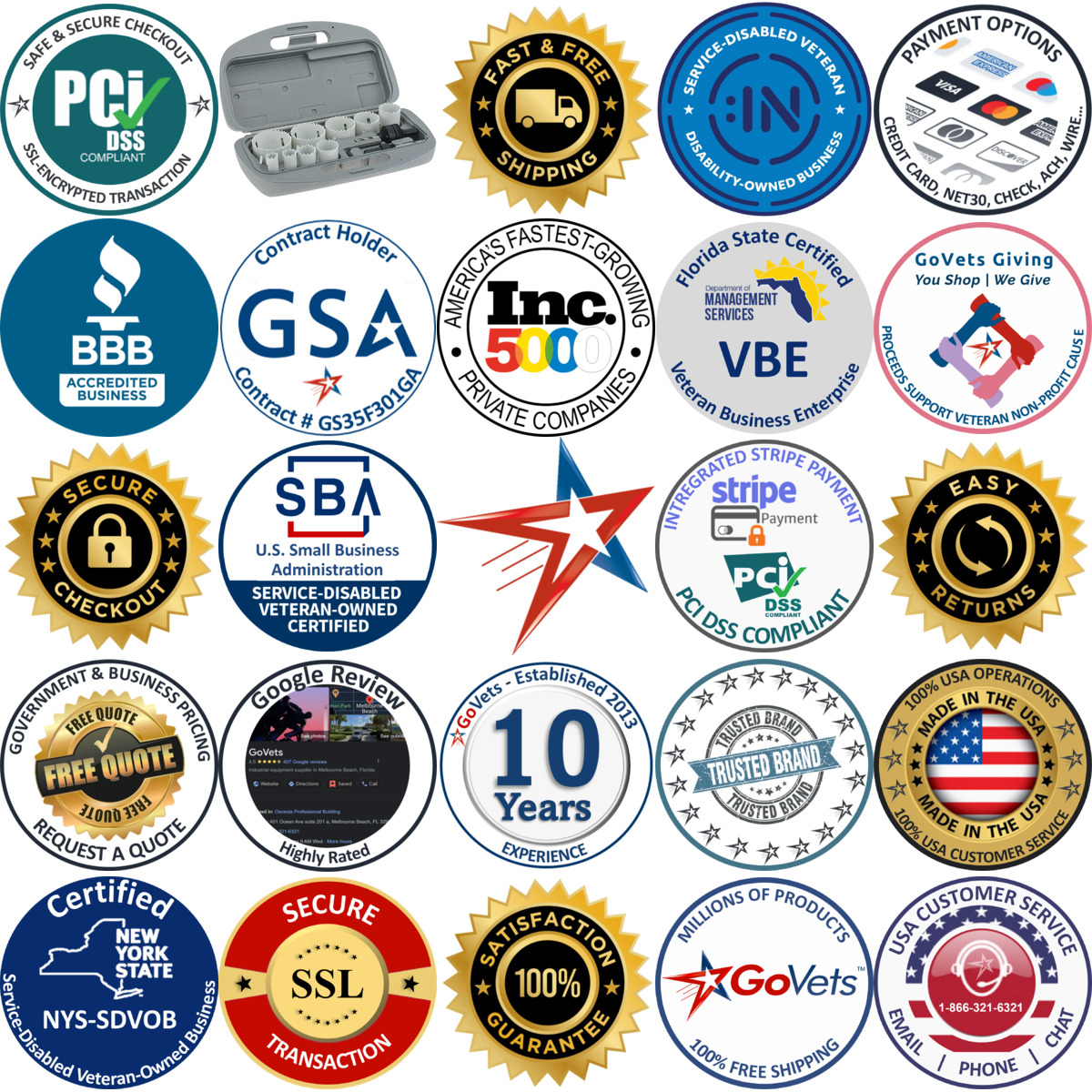 Millions of Products A selection of Value Collection products on GoVets