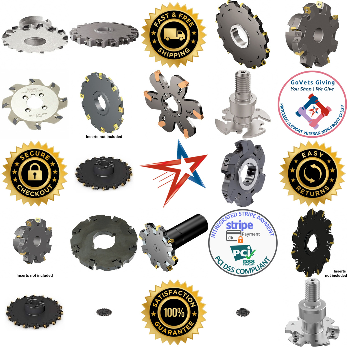 Millions of Products A selection of Indexable Slotting Cutters products on GoVets