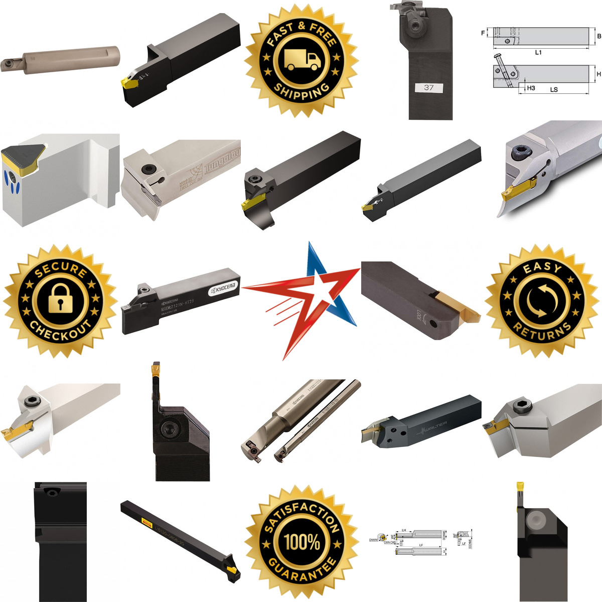 Millions of Products A selection of Indexable Grooving Toolholders products on GoVets