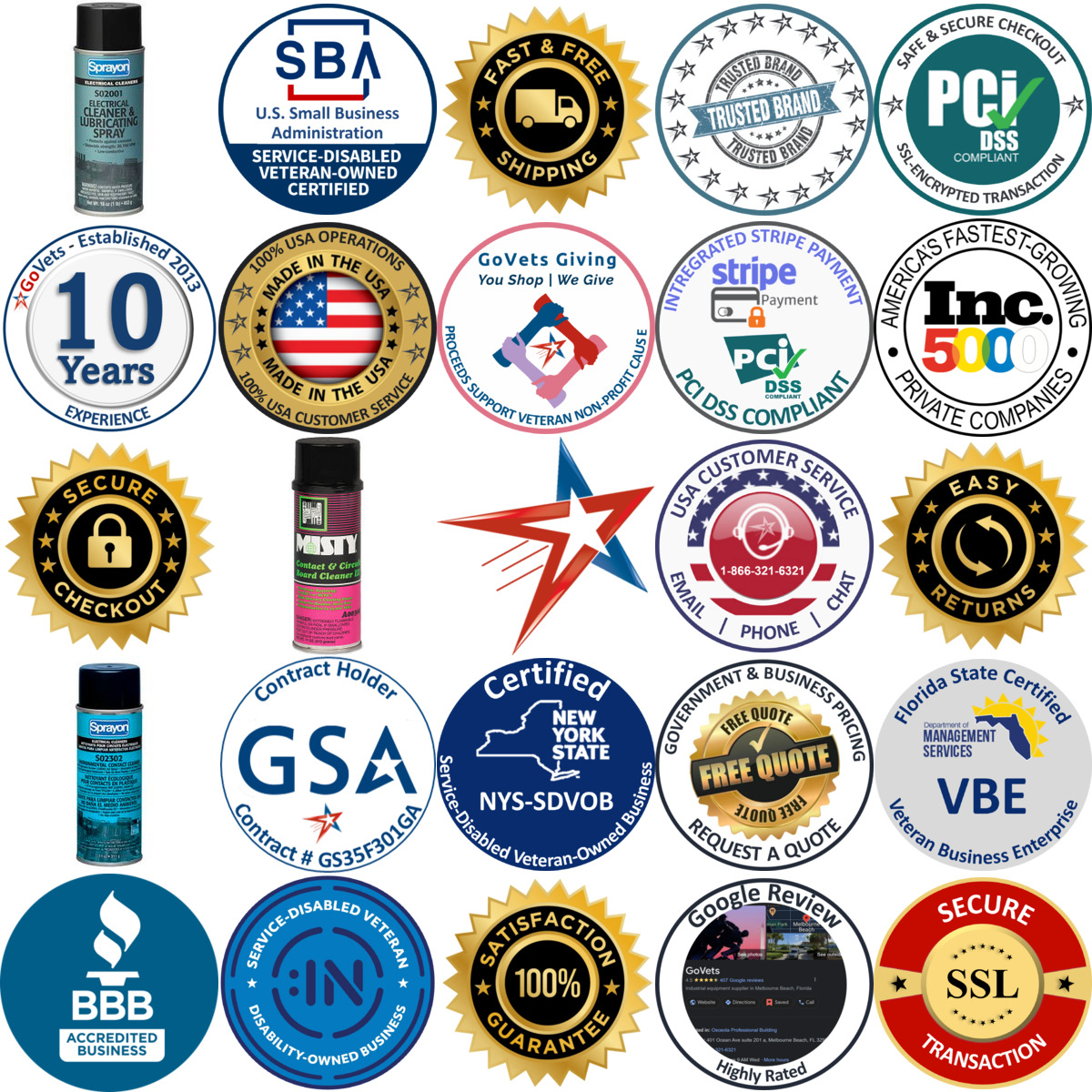 Millions of Products A selection of Circuit Board Cleaners products on GoVets