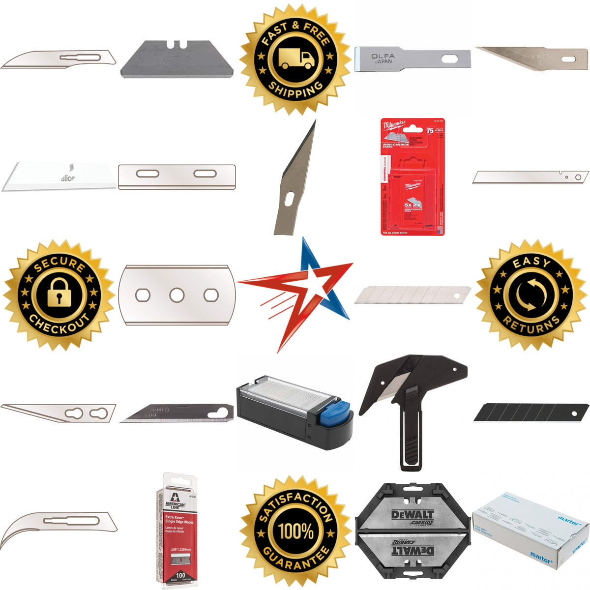 Millions of Products A selection of Knife Blades products on GoVets
