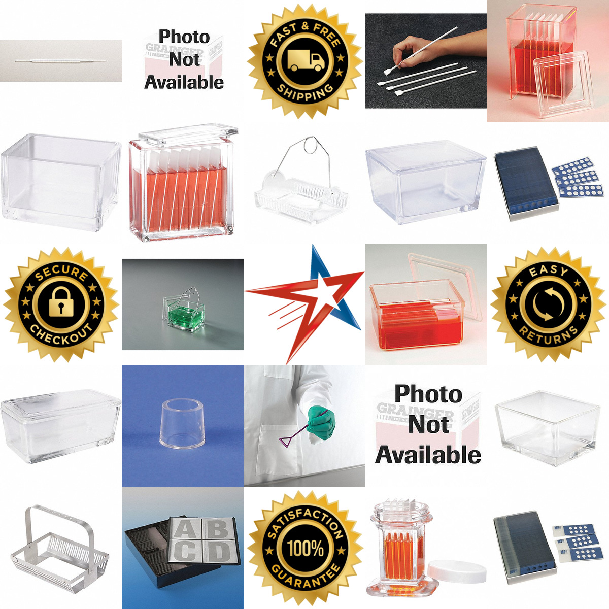 Millions of Products A selection of Microbiology and Staining Supplies products on GoVets