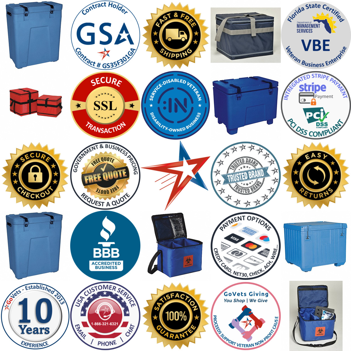Millions of Products A selection of Specimen Transport Coolers products on GoVets