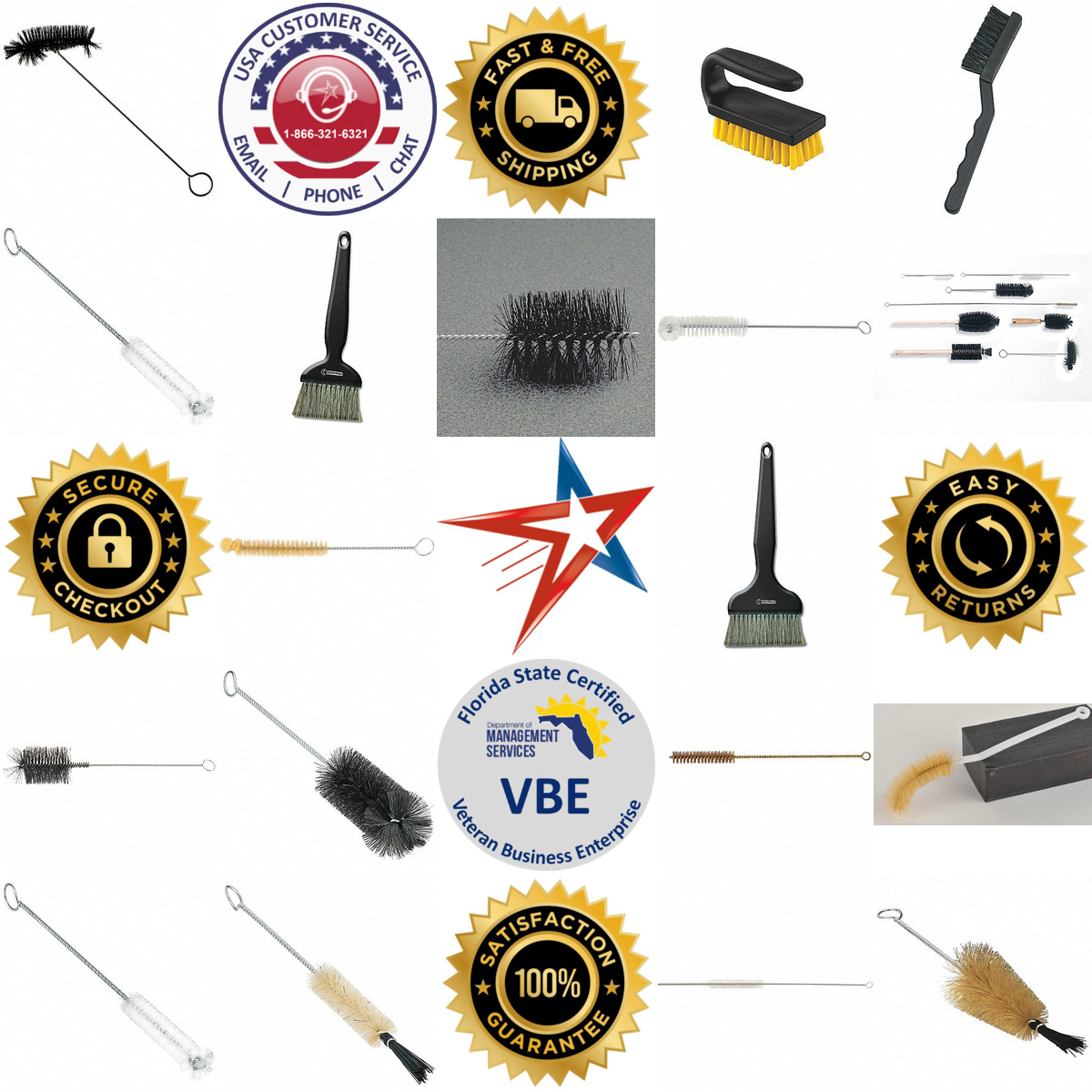 Millions of Products A selection of Laboratory Brushes products on GoVets