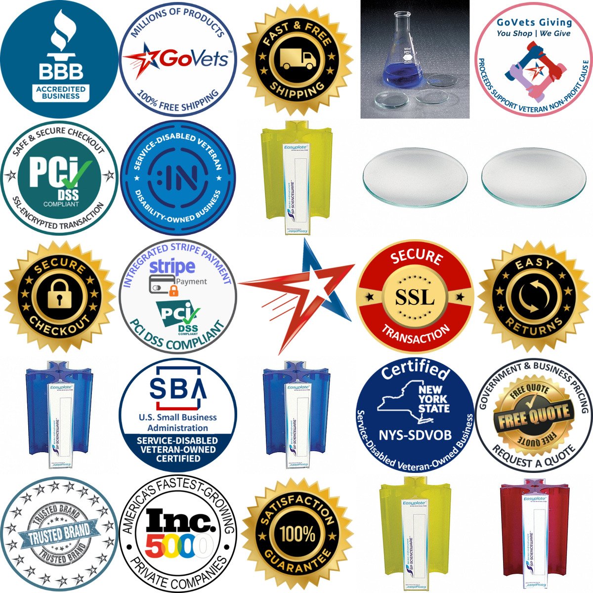 Millions of Products A selection of Dishes and Petri Dishes Accessories products on GoVets