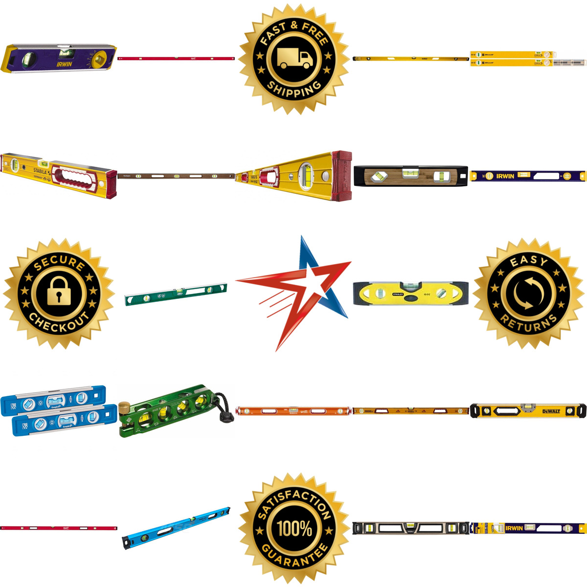 Millions of Products A selection of Box Beam i Beam and Torpedo Levels products on GoVets