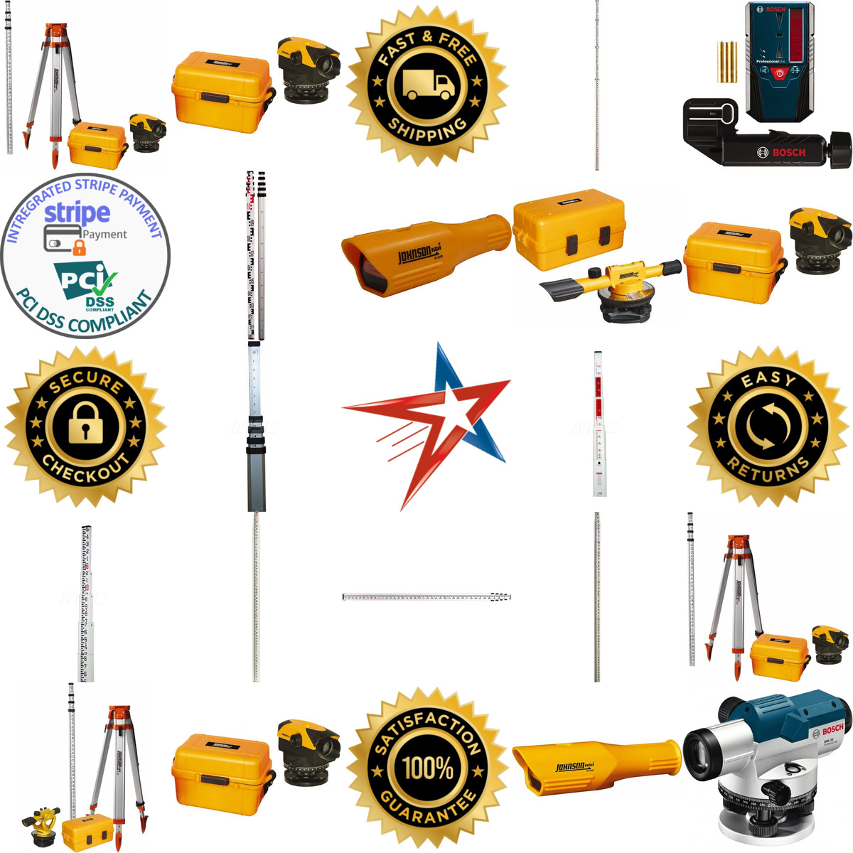 Millions of Products A selection of Optical Levels and Accessories products on GoVets