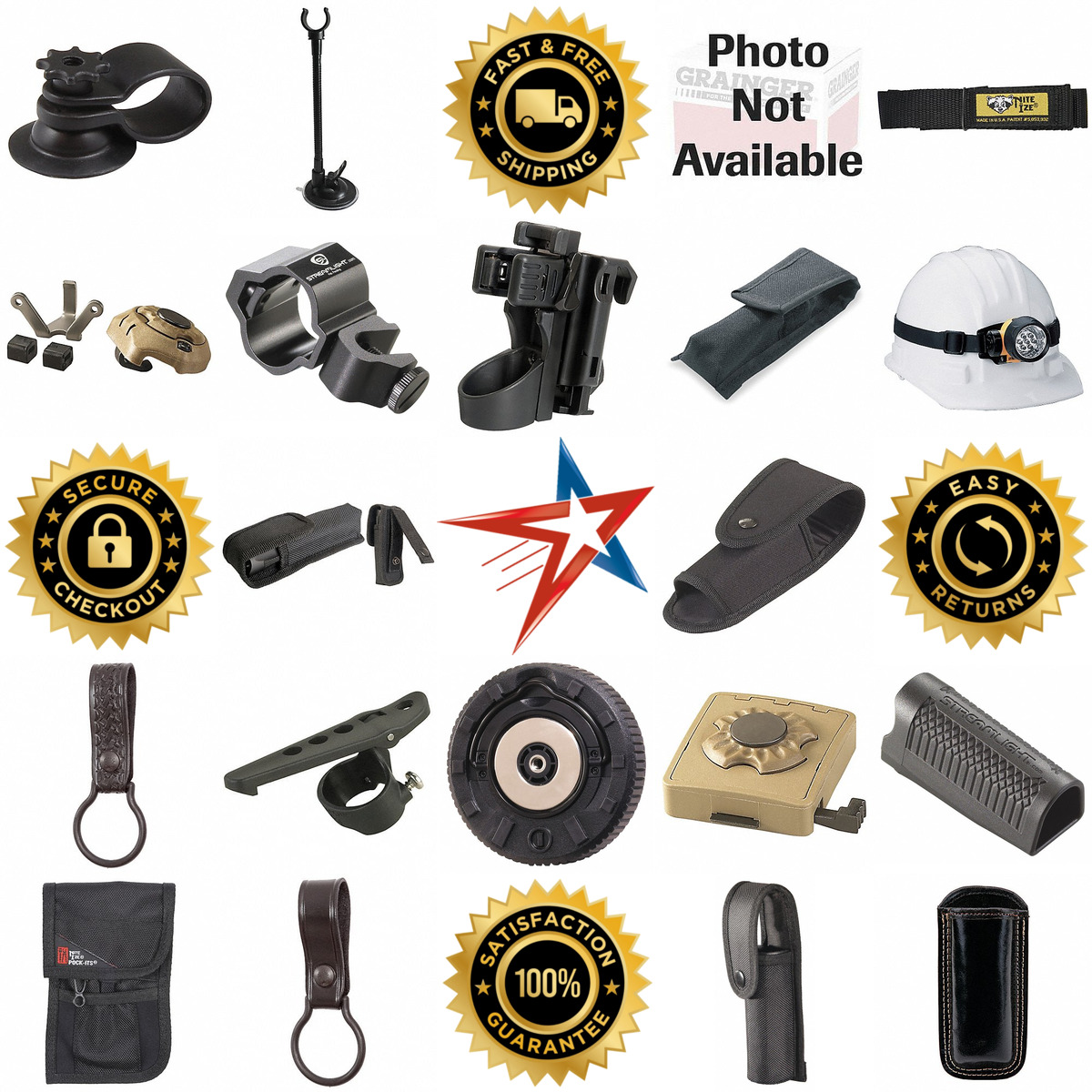 Millions of Products A selection of Flashlight Mounts Straps Holsters and Holders products on GoVets