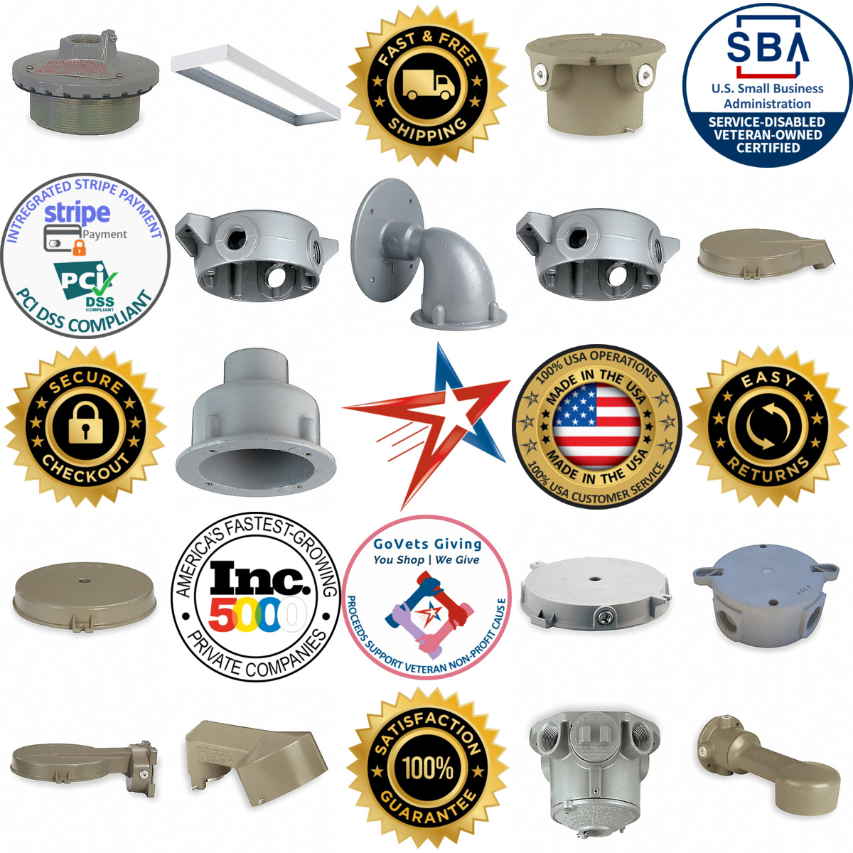 Millions of Products A selection of Mounting Boxes products on GoVets