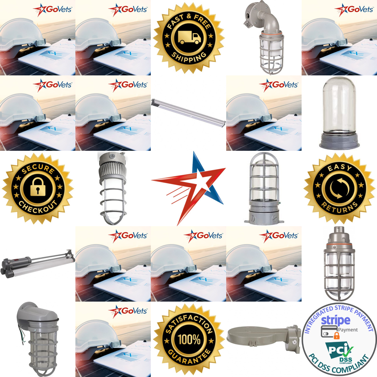 Millions of Products A selection of Hazardous and High Abuse Location Lights products on GoVets