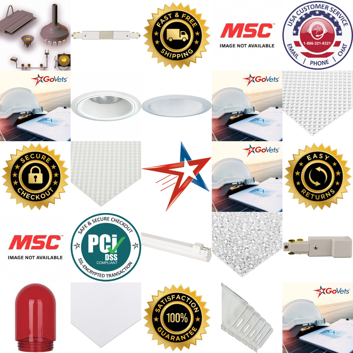 Millions of Products A selection of Light Fixture Accessories products on GoVets