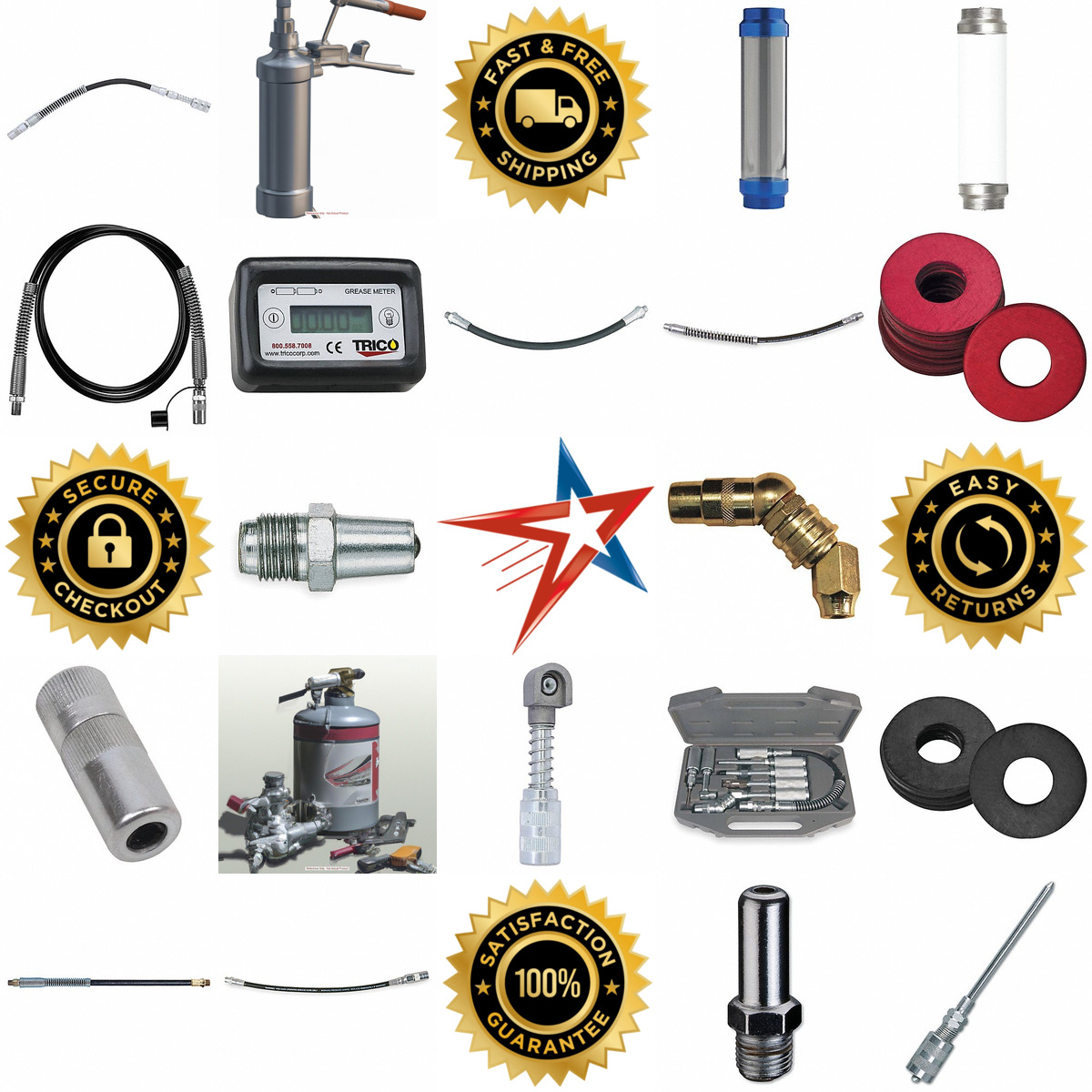 Millions of Products A selection of Grease Gun Accessories products on GoVets