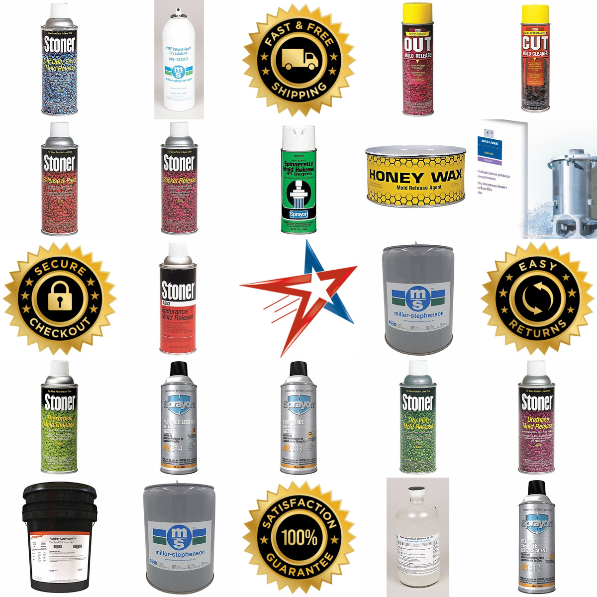Millions of Products A selection of Mold Release Agents products on GoVets