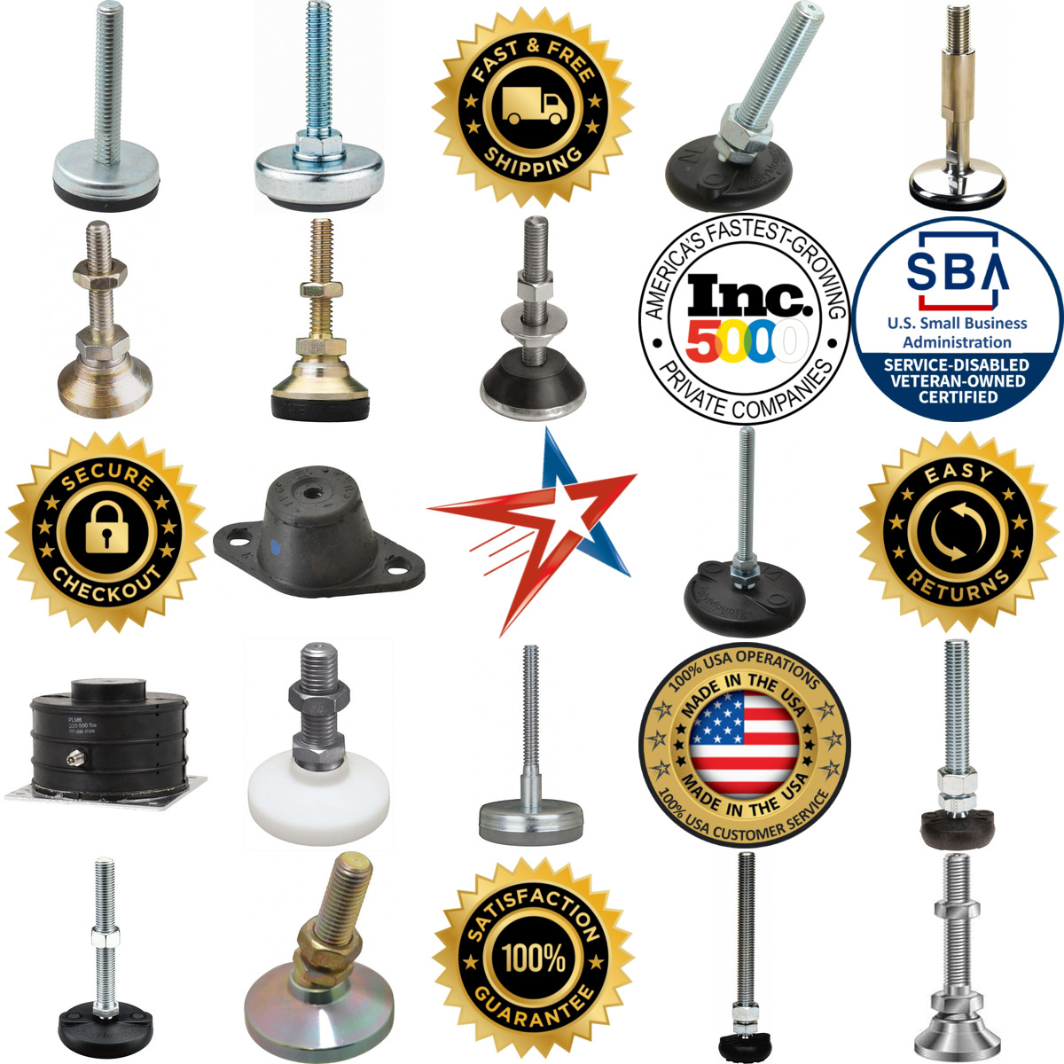 Millions of Products A selection of Stud Mount Leveling Pads and Mounts products on GoVets