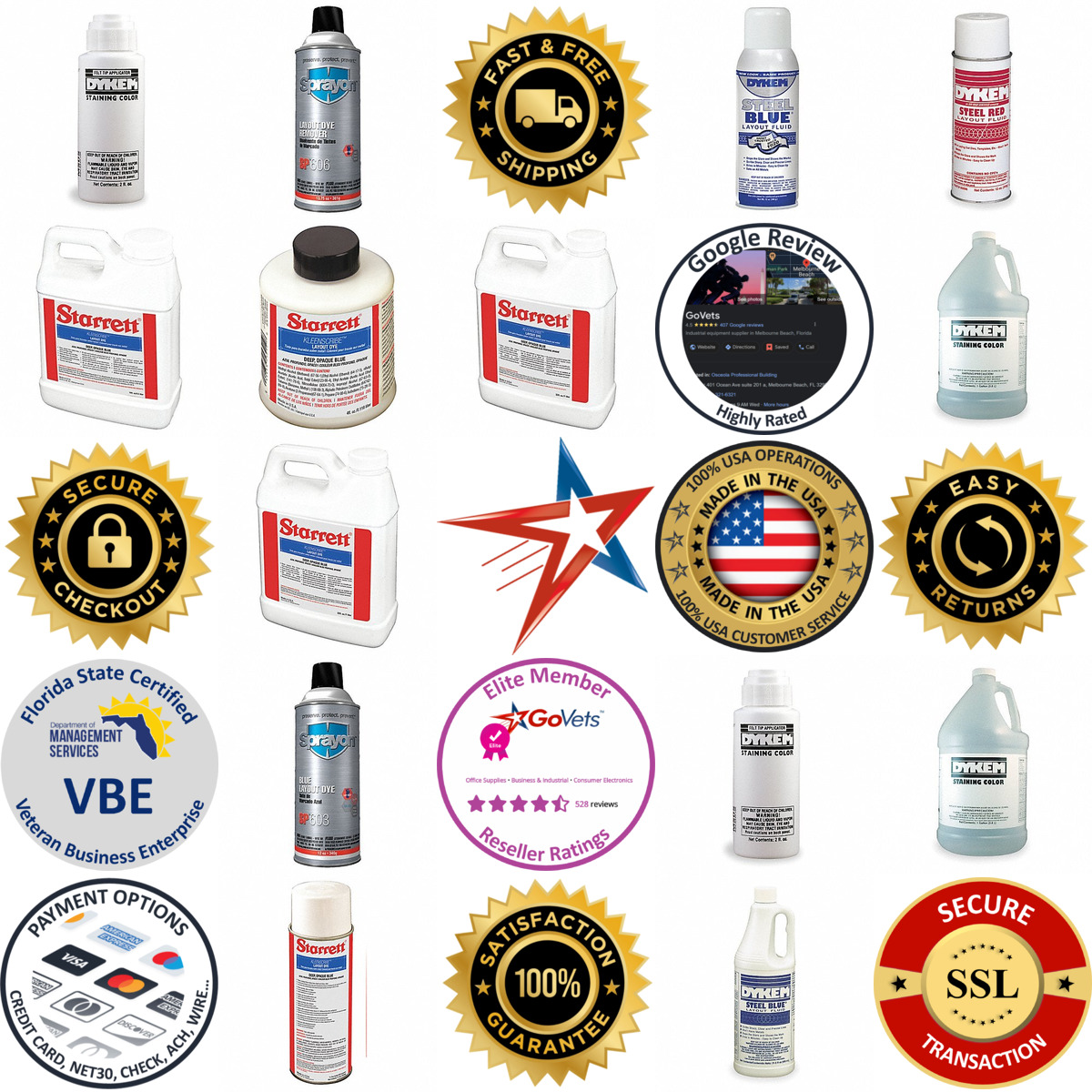 Millions of Products A selection of Machining Layout Fluids products on GoVets