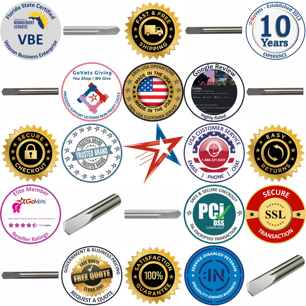 Millions of Products A selection of Solid Spade Drill Bits products on GoVets