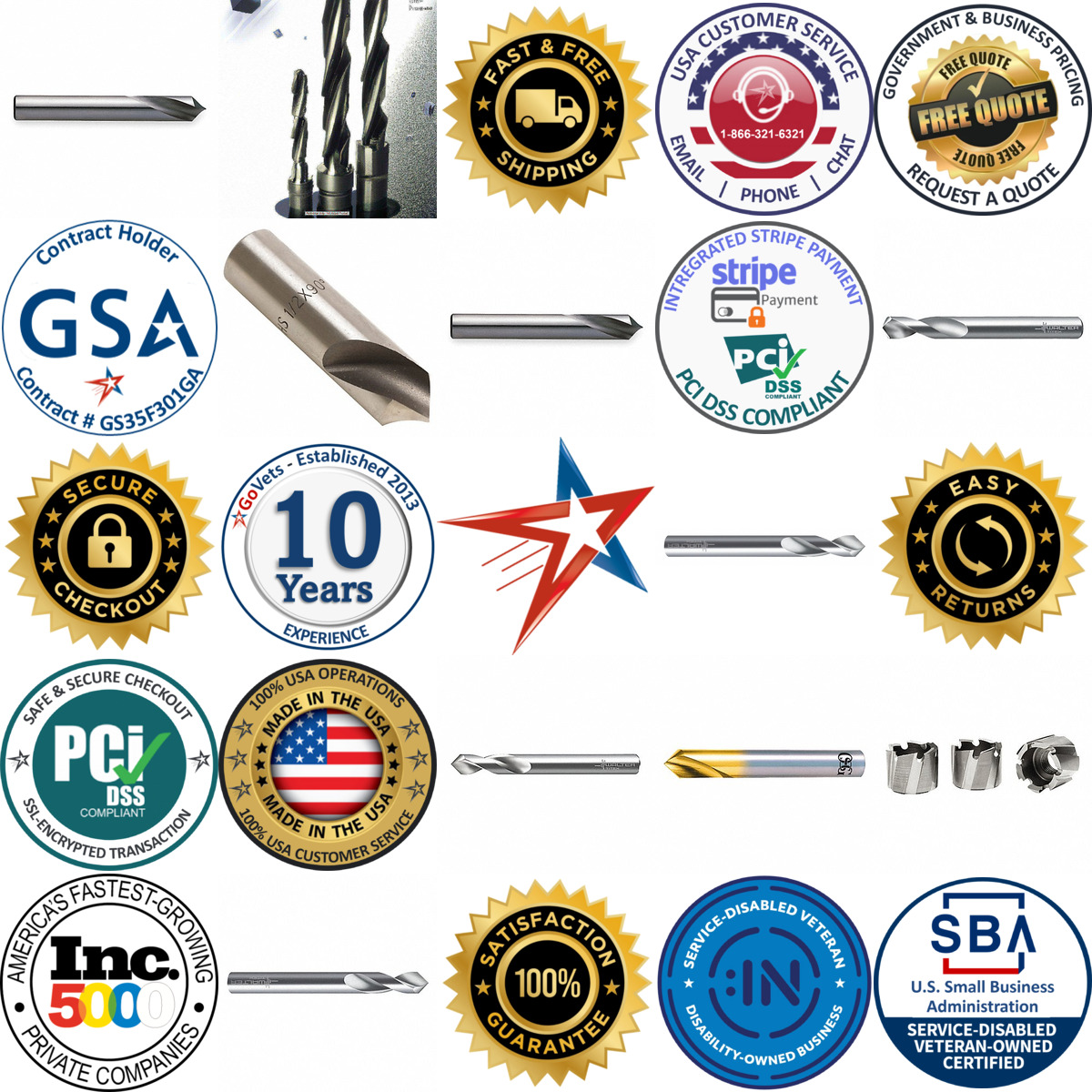 Millions of Products A selection of Spotting Drill Bits products on GoVets