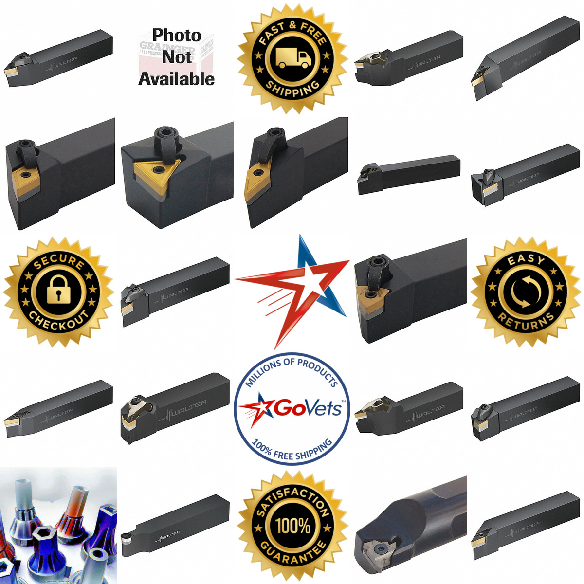 Millions of Products A selection of Indexable Turning and Profiling Tool Holders products on GoVets