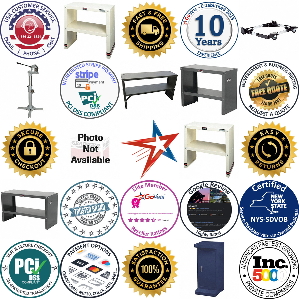 Millions of Products A selection of Machine Bases products on GoVets
