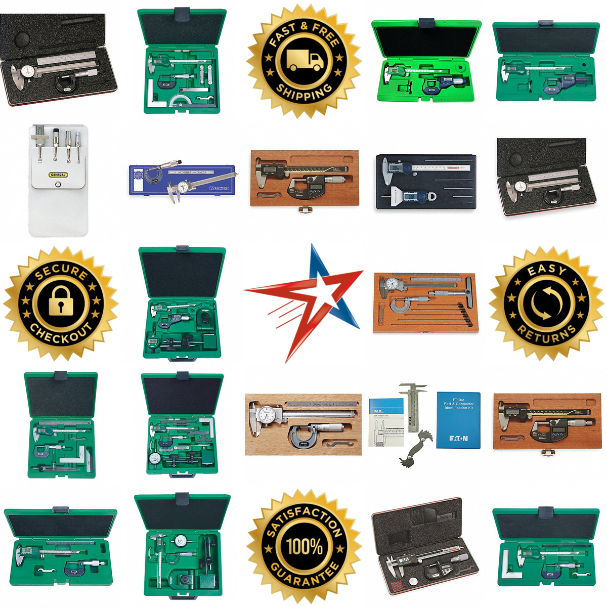 Millions of Products A selection of Precision Measuring Tool Kits products on GoVets