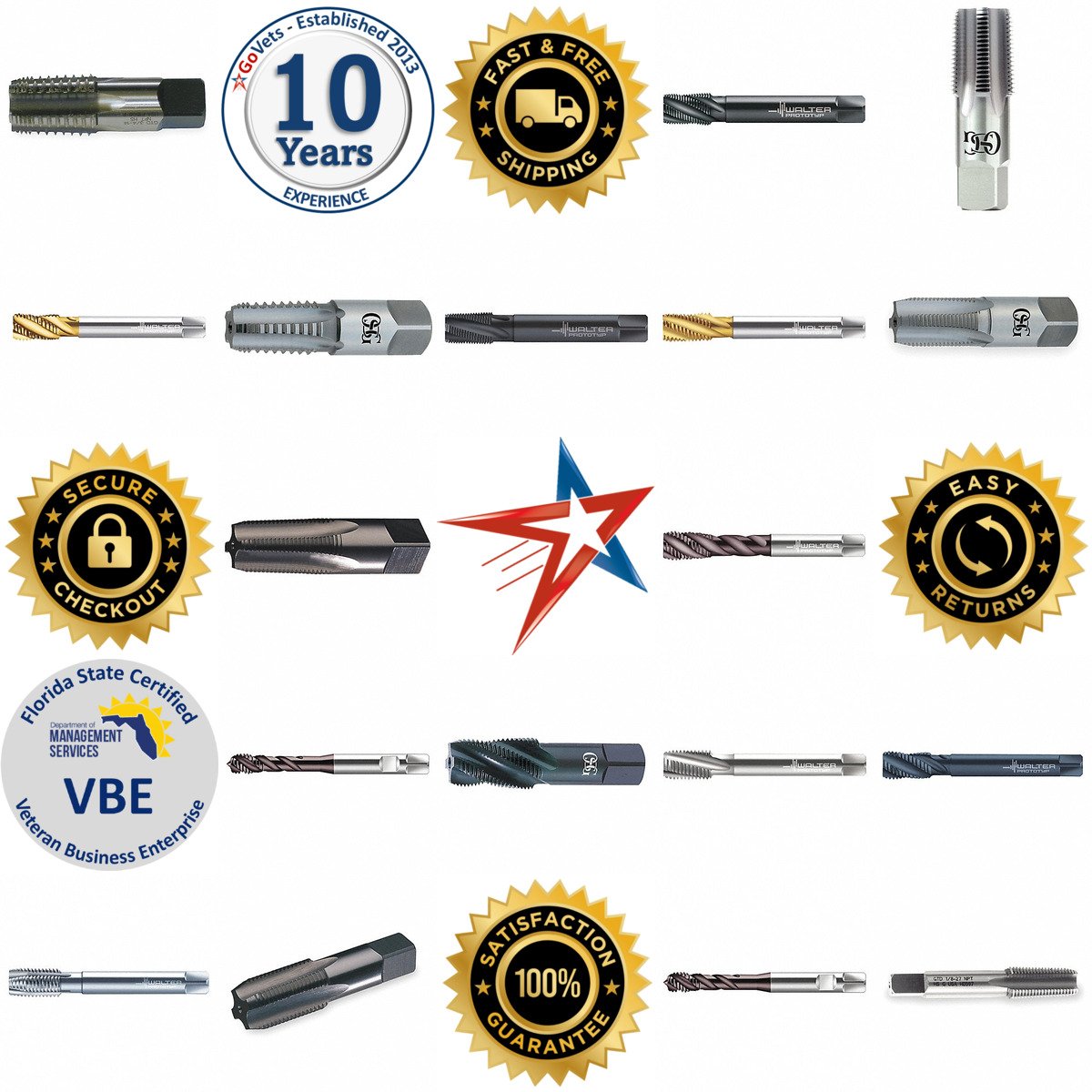 Millions of Products A selection of Pipe and Conduit Thread Taps products on GoVets