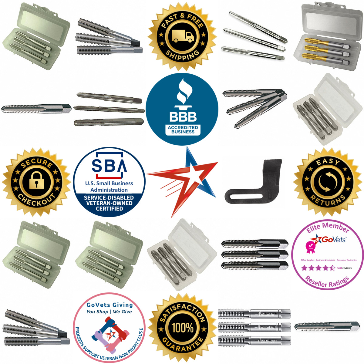 Millions of Products A selection of Three Piece Tap Kits products on GoVets